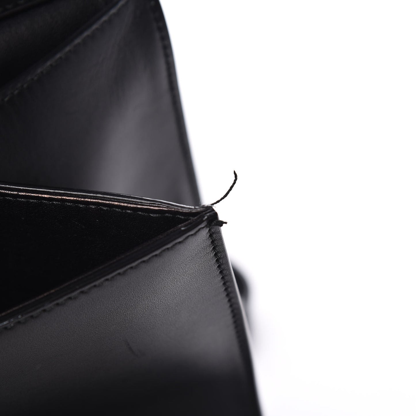 Smooth Calfskin Le Dix M Cartable Shoulder Bag Black