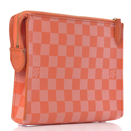 Louis Vuitton Damier Couleurs Element Clutch Piment 3 of 15
