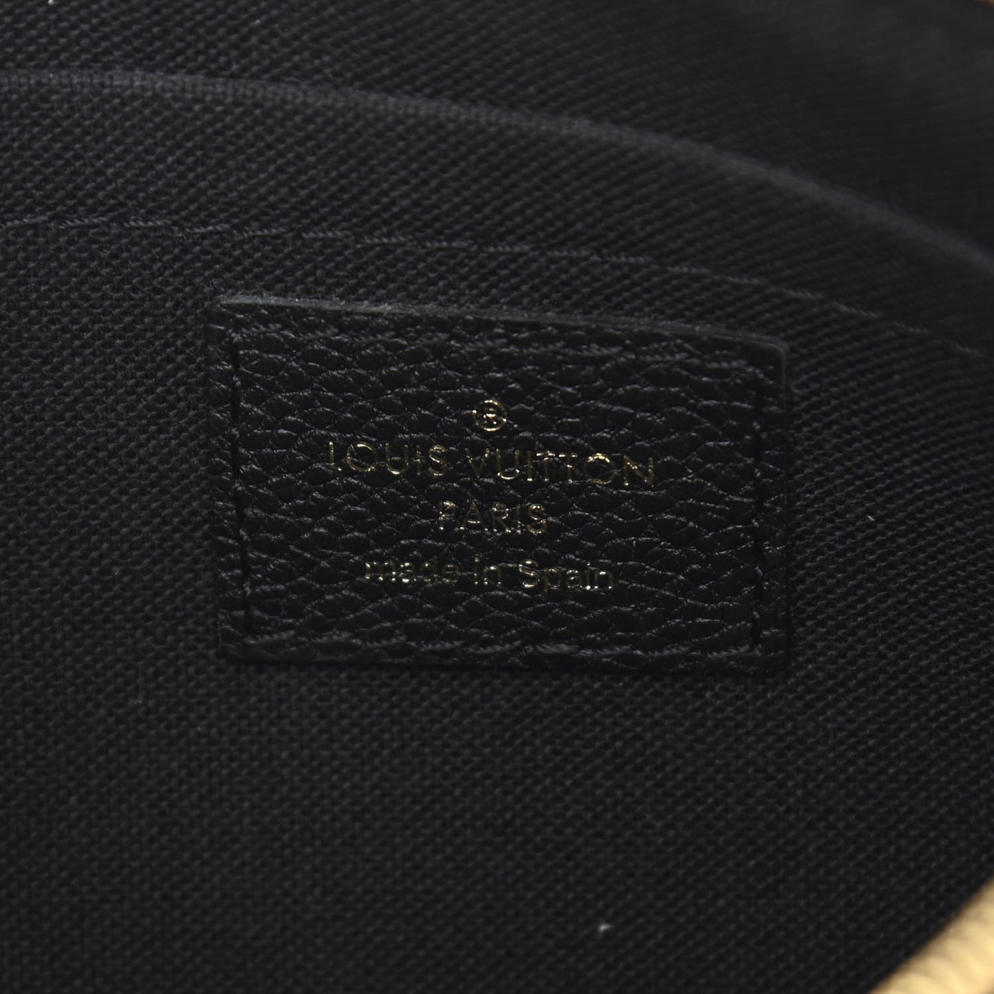 Monogram Pallas Clutch Black