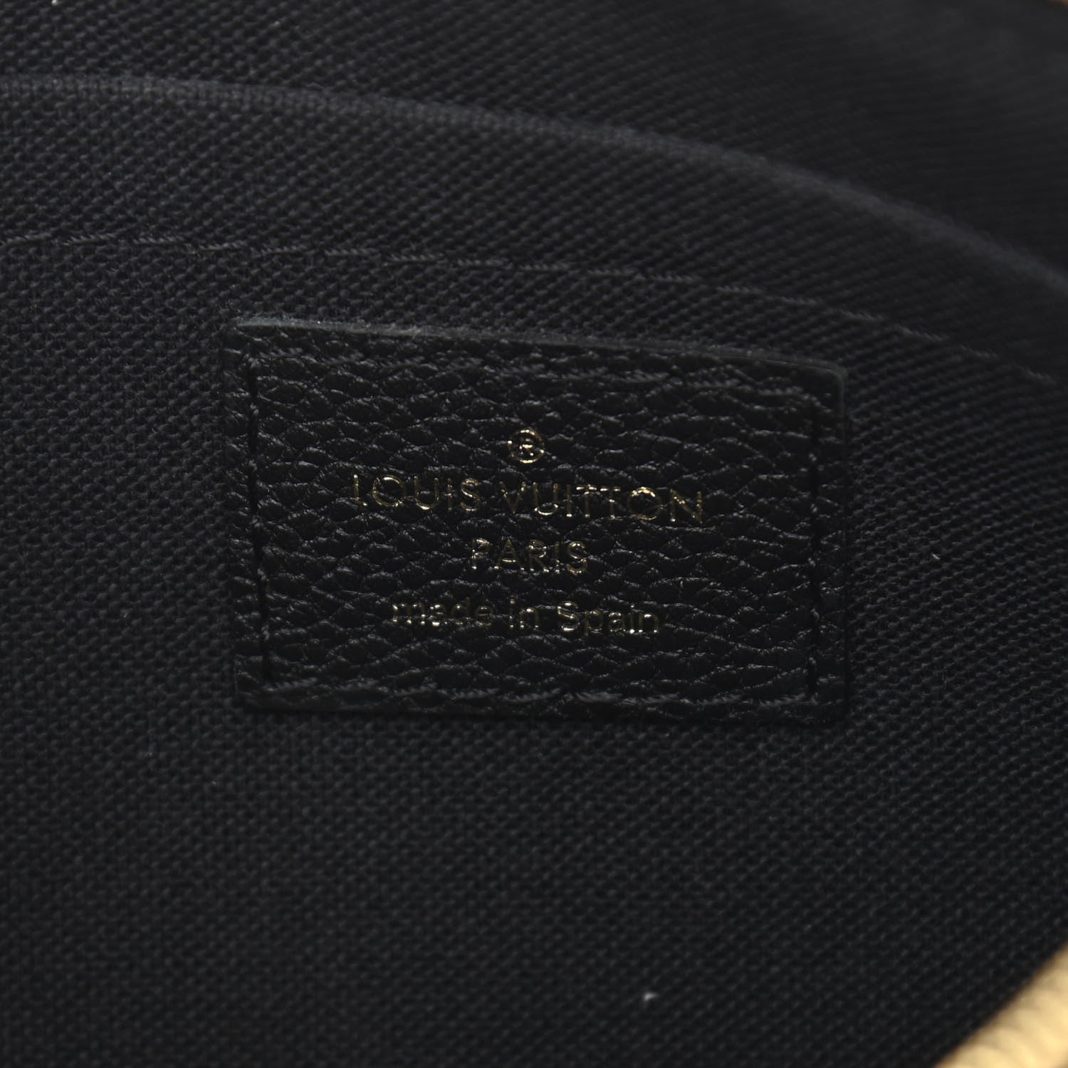 Louis Vuitton Monogram Pallas Clutch Black 6 of 11