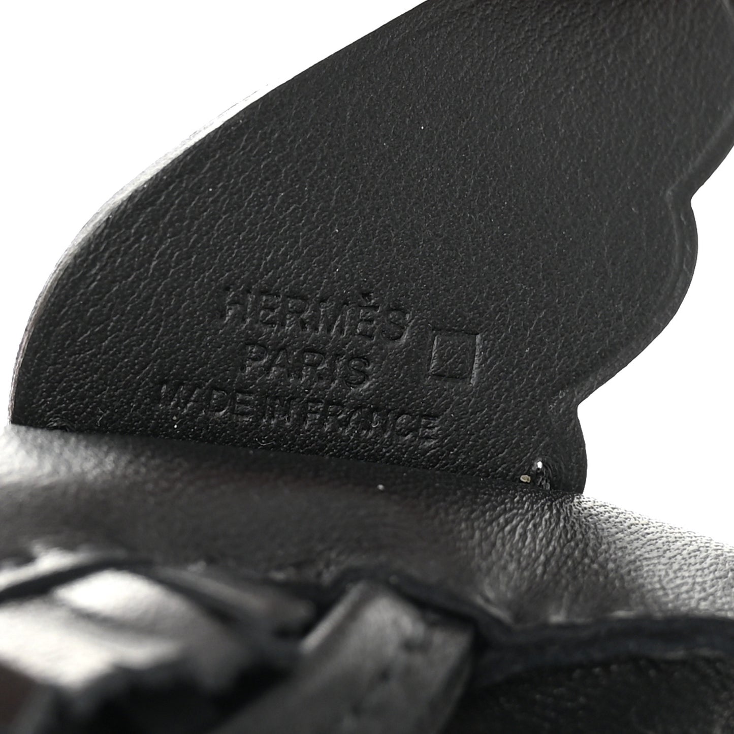 Milo Lambskin Matte Alligator Touch Grigri Rodeo Pegase Horse Bag Charm PM Black Graphite