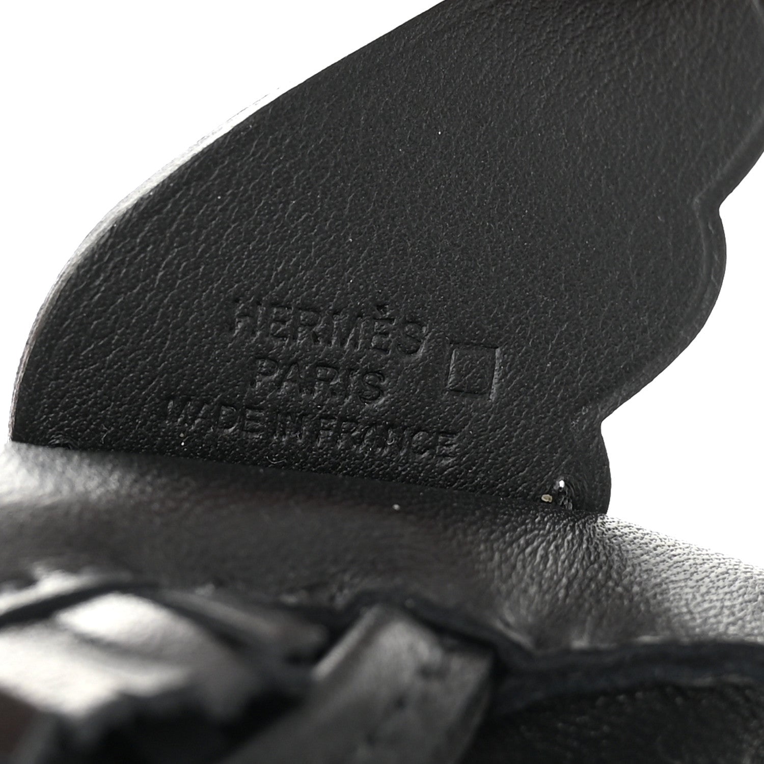 Hermes Milo Lambskin Matte Alligator Touch Grigri Rodeo Pegase Horse Bag Charm PM Black Graphite 3 of 5