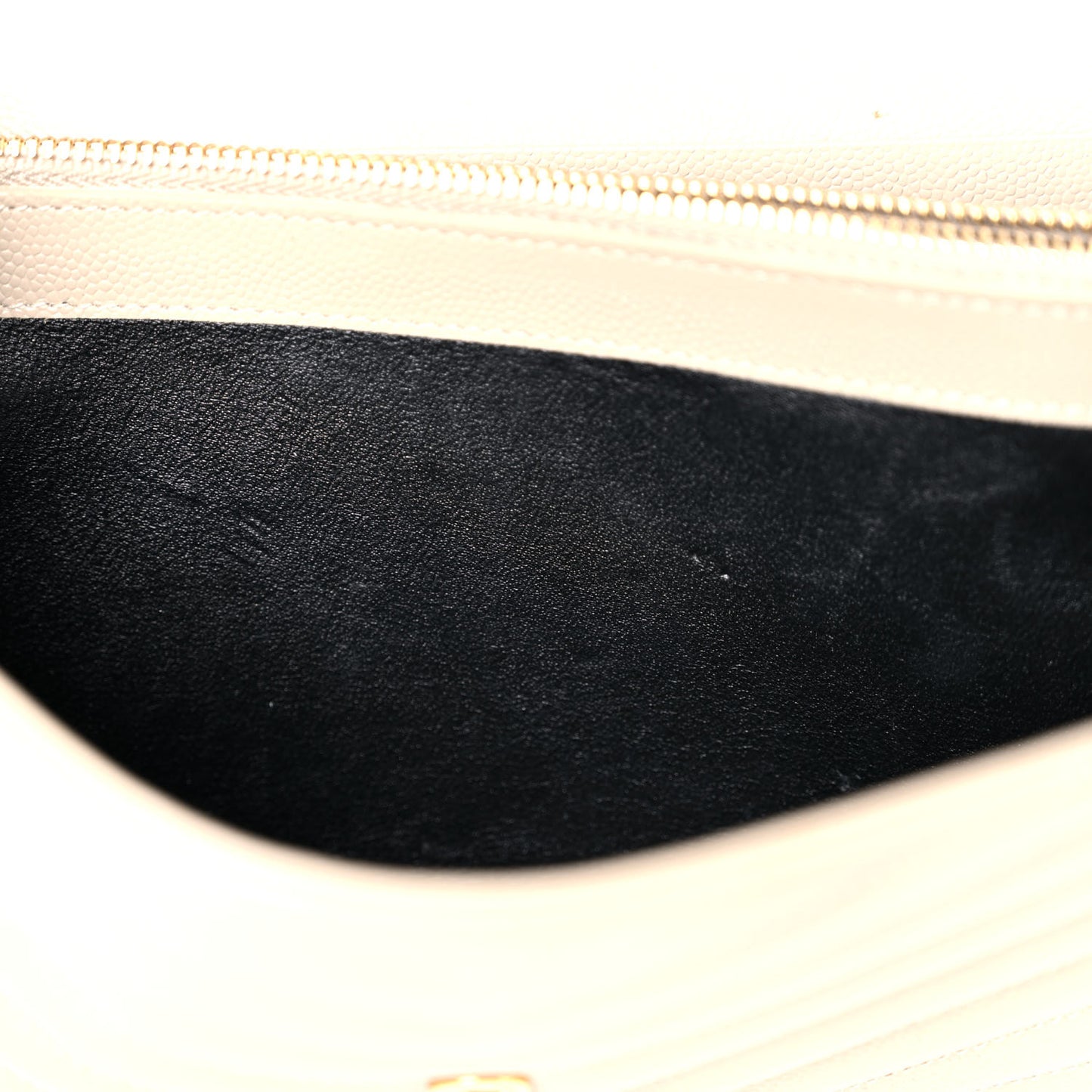 Grain De Poudre Matelasse Chevron Monogram Chain Wallet Dark Beige