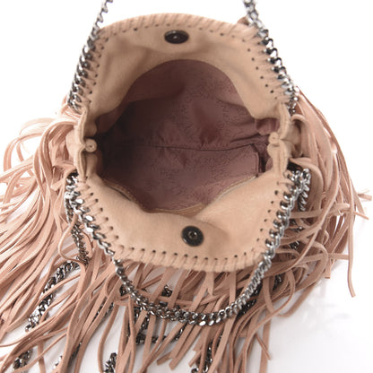 Stella McCartney Shaggy Deer Fringe Tiny Falabella Tote Powder 4 of 8