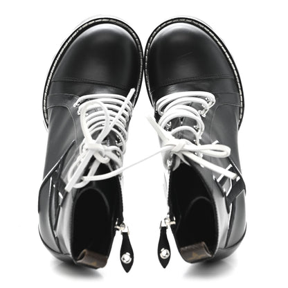 Louis Vuitton Calfskin Monogram Star Trail Ankle Boots 41 Black 2 of 8