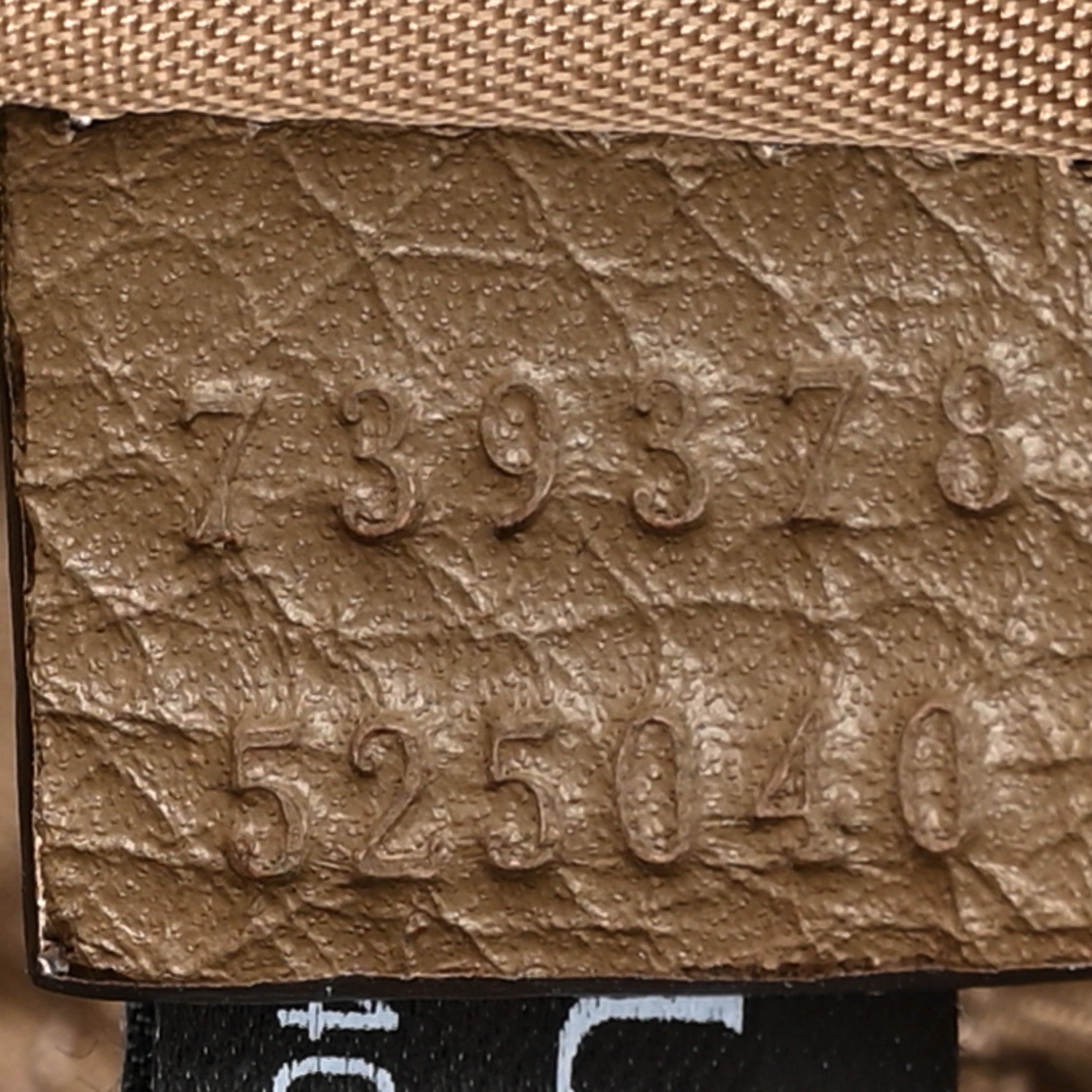 Gucci Piuma Calfskin Jumbo GG Embossed Small Toiletry Case Good Taupe 7 of 10