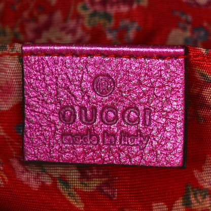 Gucci Laminated Nappa Trapuntata Small Zumi Shoulder Bag Fuxia 6 of 10