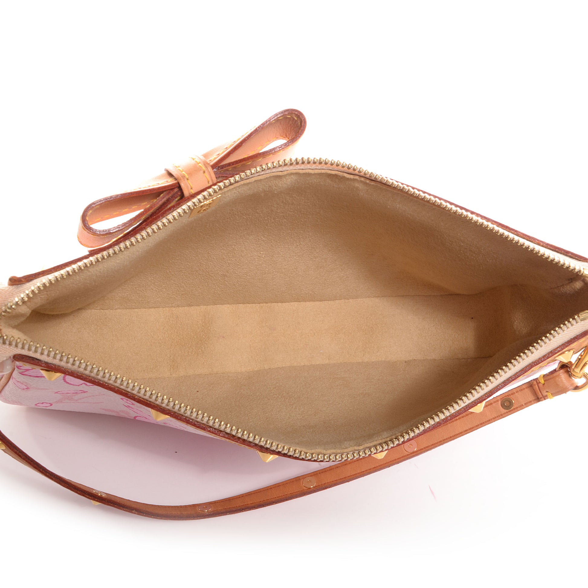 Louis Vuitton Monogram Cherry Blossom Pochette Accessories Pink 5 of 7