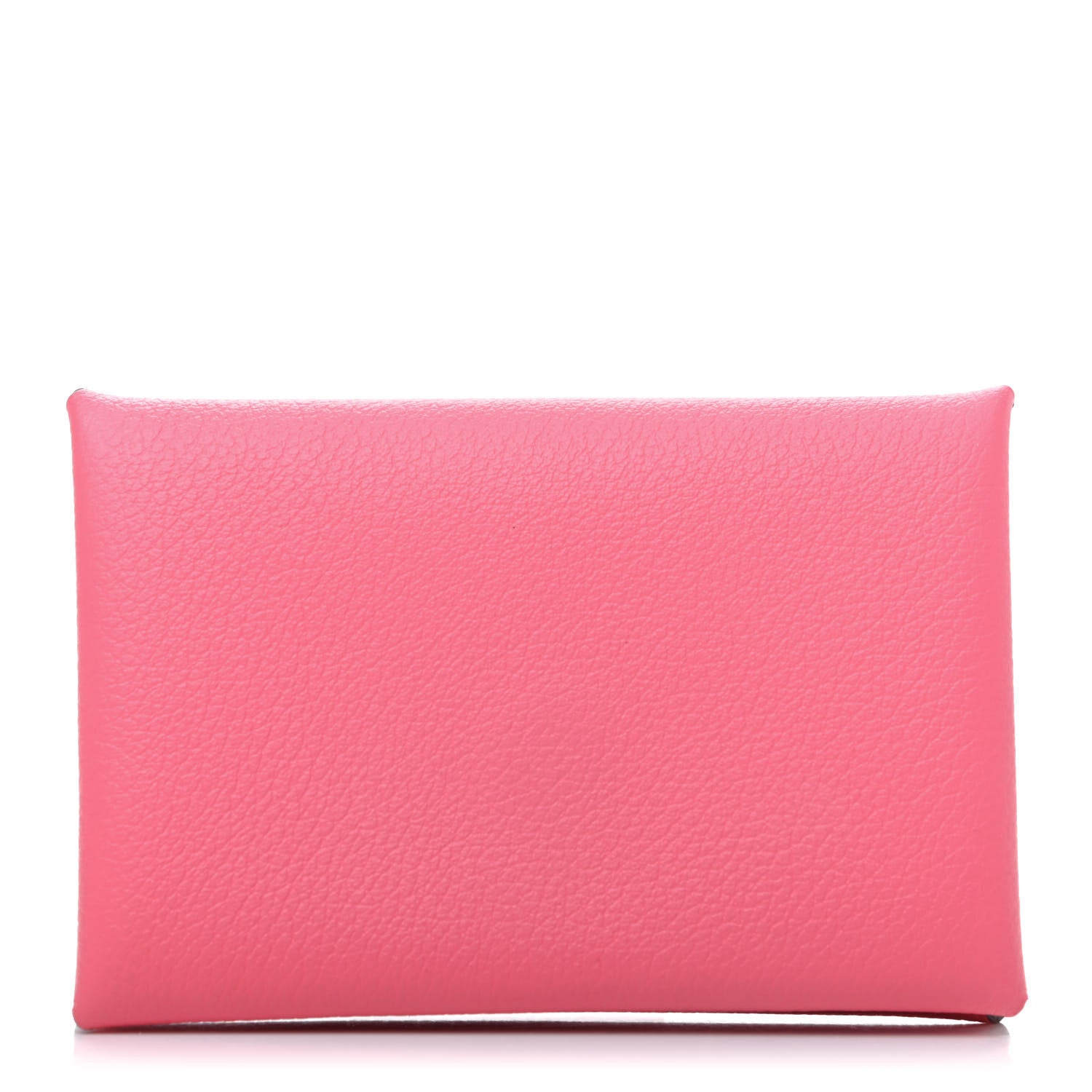 Hermes Evercolor Calvi Card Case Rose Azalee 1 of 7