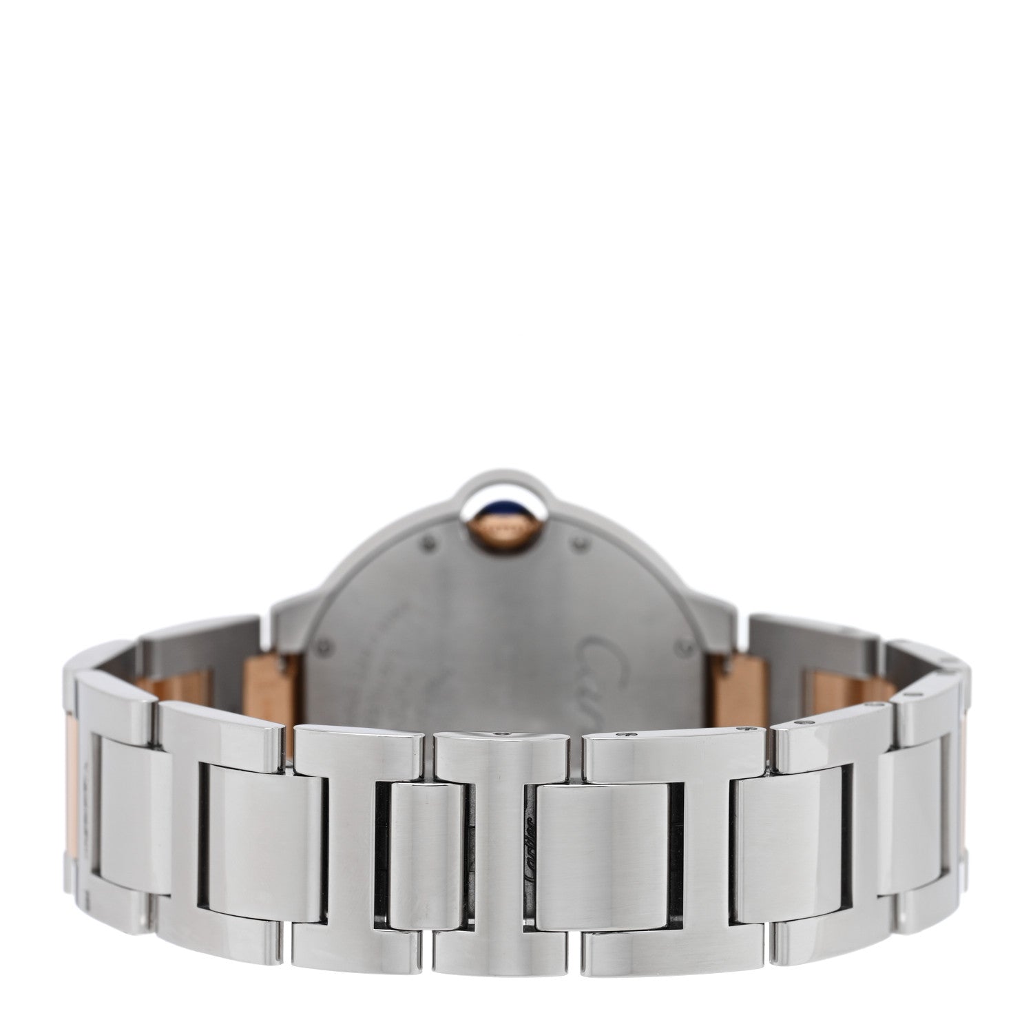 Cartier Stainless Steel 18K Pink Gold Diamond 36mm Ballon Bleu De Cartier Automatic Watch 3 of 4