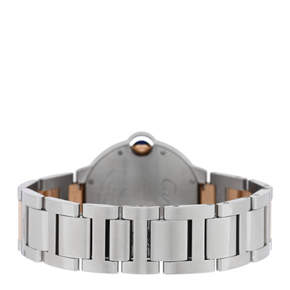 Cartier Stainless Steel 18K Pink Gold Diamond 36mm Ballon Bleu De Cartier Automatic Watch 3 of 4