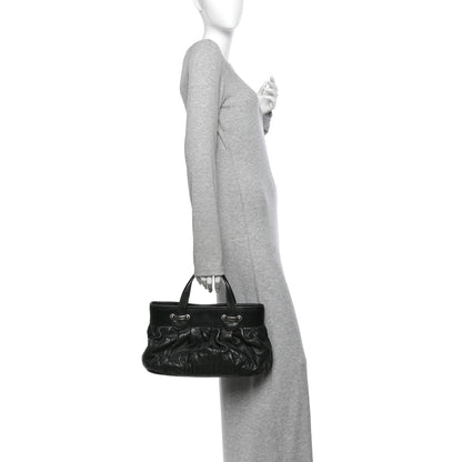 Chanel Lambskin Quilted Tote Black 2 of 10