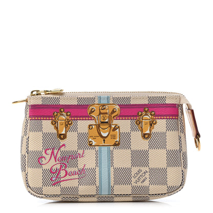 Louis Vuitton Damier Azur Summer Trunks Newport Beach Mini Pochette Accessories 1 of 4