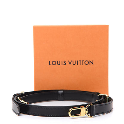 Louis Vuitton Calfskin World Tour Adjustable Speedy Bandouliere Shoulder Strap Black 4 of 4