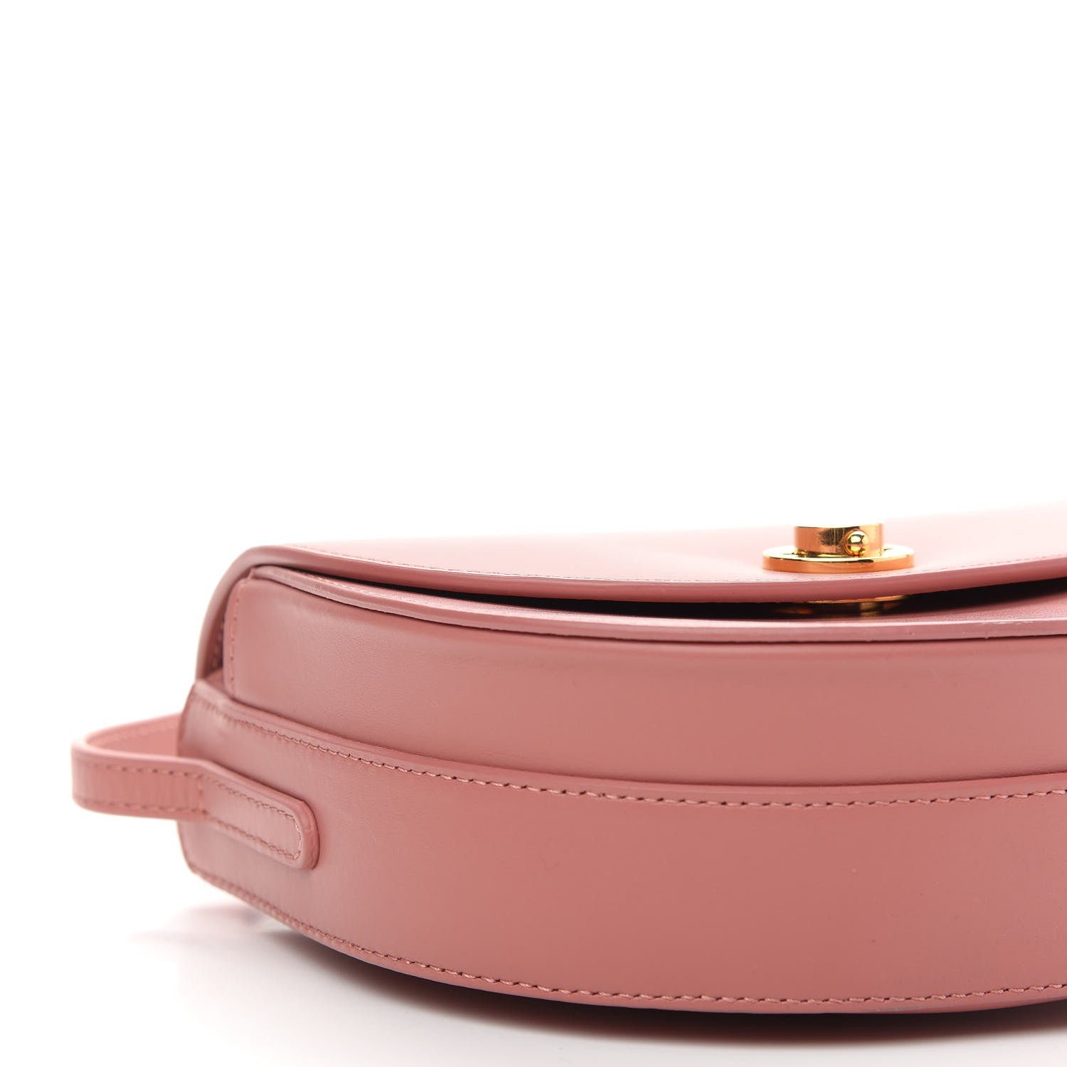 Mansur Gavriel Calfskin Mini Saddle Crossbody Bag Blush 7 of 8
