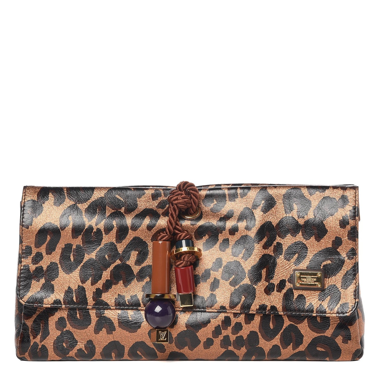 Leopard Nocturne African Queen Clutch