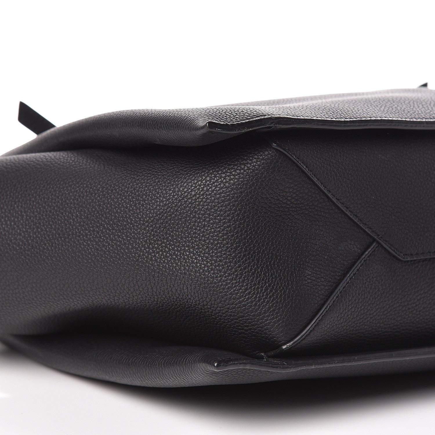 Celine Baby Grained Calfskin Medium Tri-Fold Bag Black 8 of 13