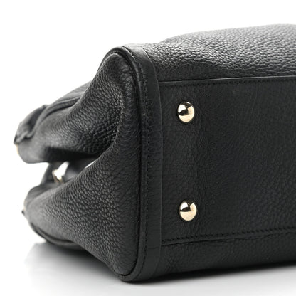 Gucci Pebbled Calfskin Small Soho Shoulder Bag Black 9 of 11