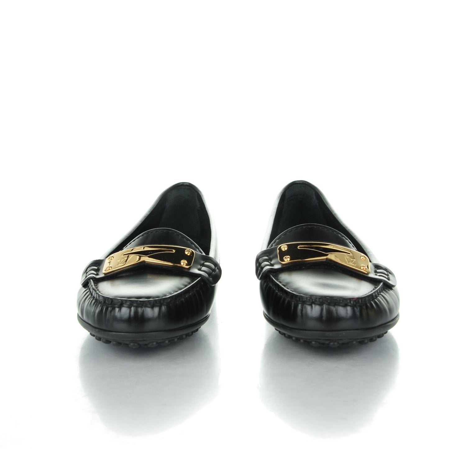 Calfskin Cluny Loafers 37.5 Black