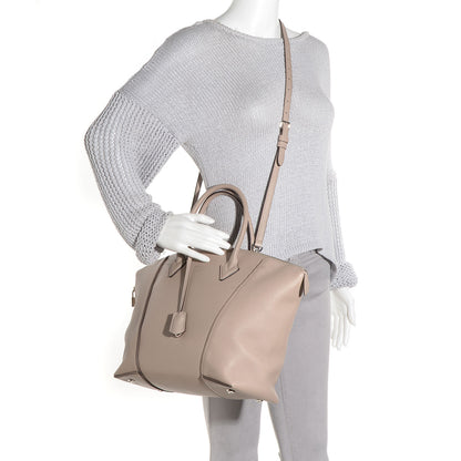 Louis Vuitton Veau Cachemire Soft Lockit MM Galet 2 of 7
