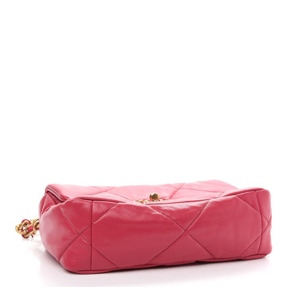 Chanel Goatskin Quilted Medium Chanel 19 Flap Pink 3 of 8