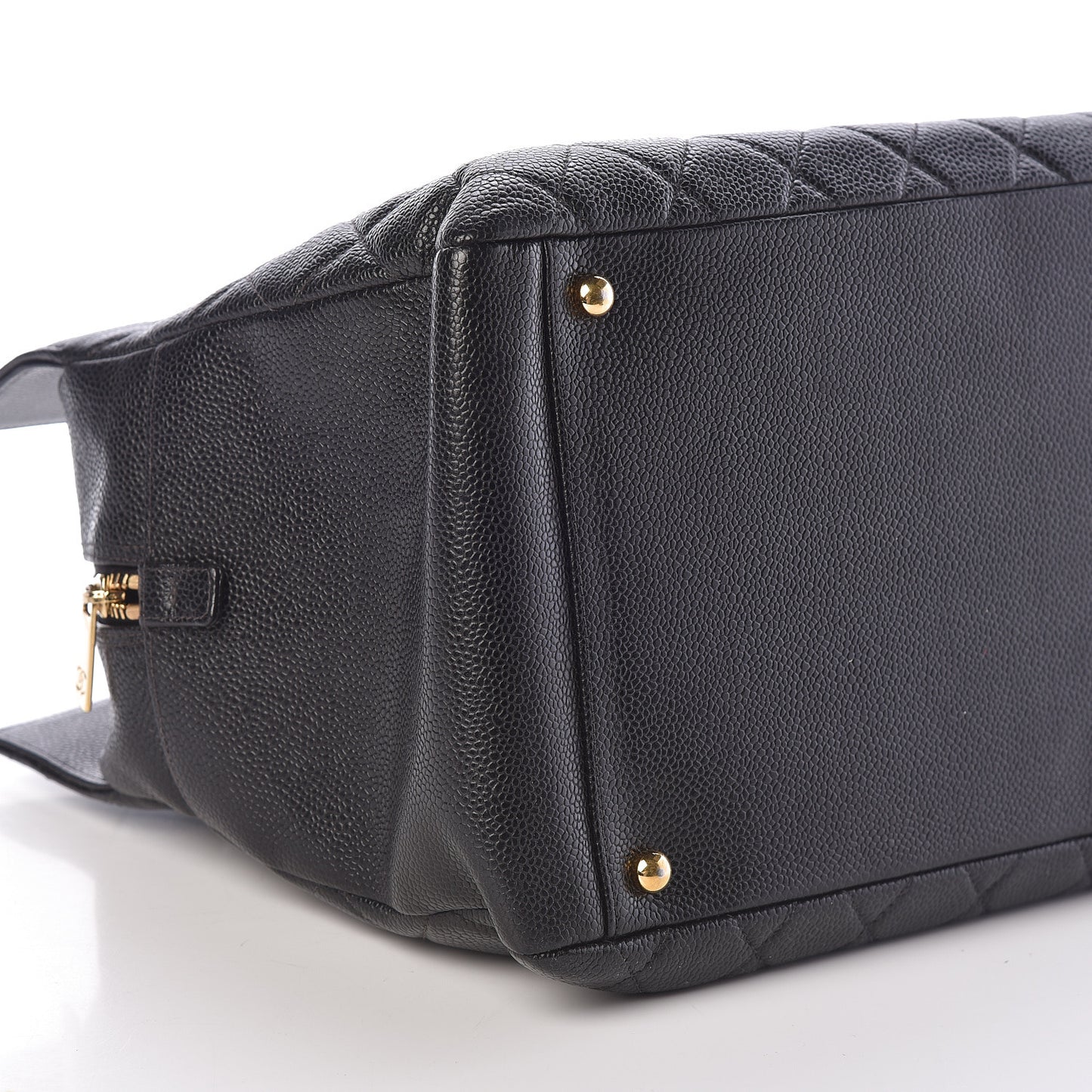 Caviar Quilted Grand Timeless Tote GTT Black