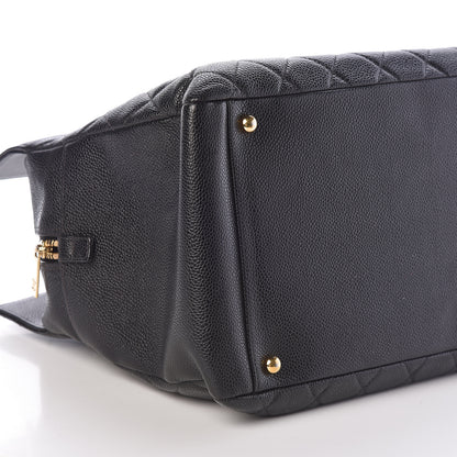 Chanel Caviar Quilted Grand Timeless Tote GTT Black 9 of 12