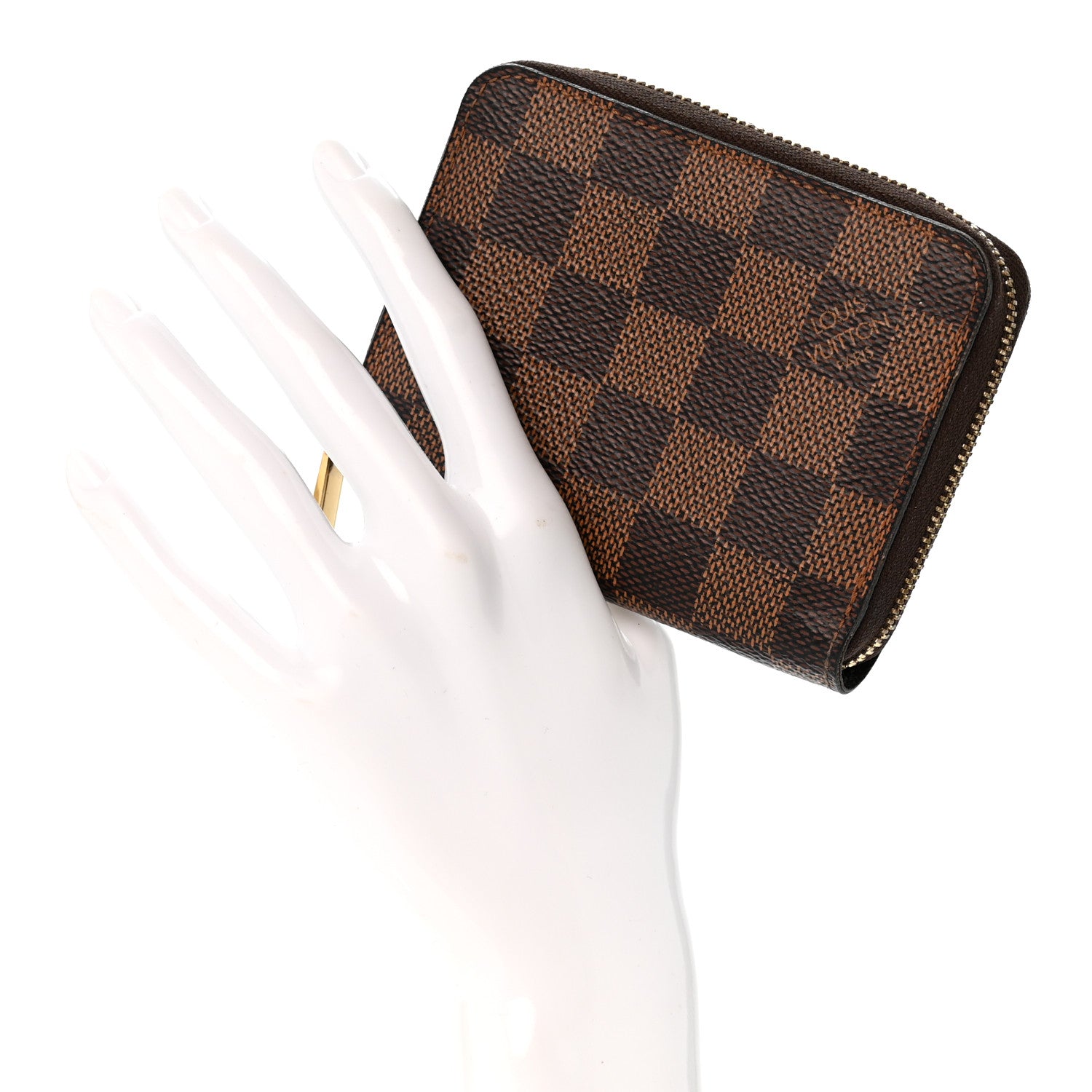 Louis Vuitton Damier Ebene Zippy Coin Purse 2 of 10