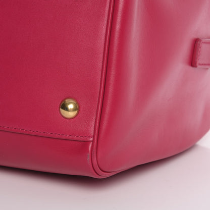 Saint Laurent Calfskin Classic Duffle 6 Fuchsia 16 of 16