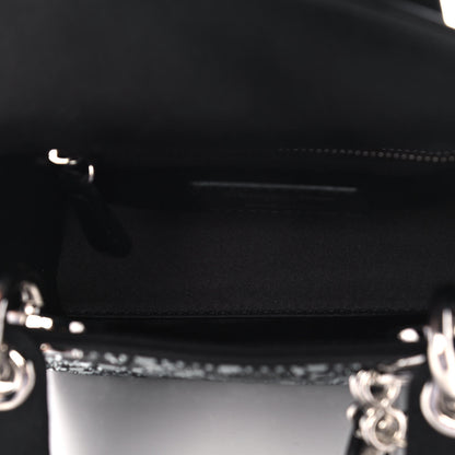 Christian Dior Satin Crystal Cannage Mini Lady Dior Black 4 of 10