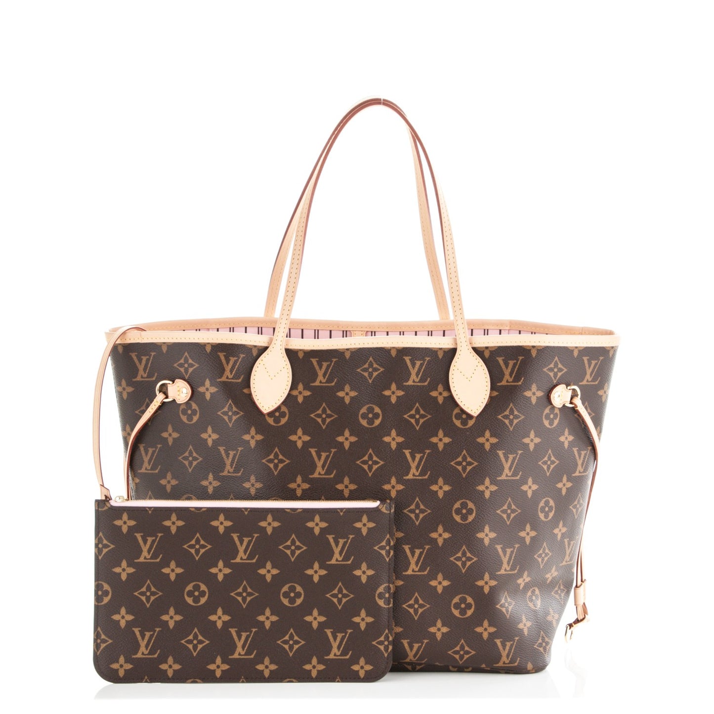 Monogram Neo Neverfull MM Rose Ballerine