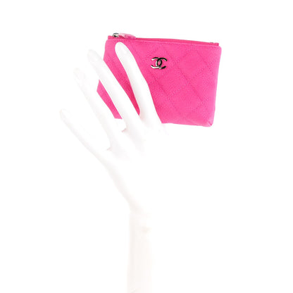 Chanel Iridescent Caviar Quilted Key Holder Case Pink 2 of 7