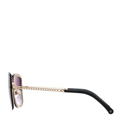 Chanel Chain Square Sunglasses 4244 Black 2 of 7