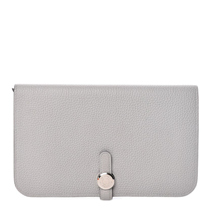 Hermes Togo Dogon Duo Wallet Bleu Glacier 1 of 9