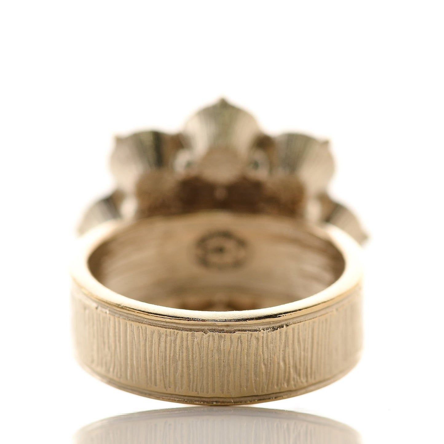 Crystal CC Ring 6.25 Gold