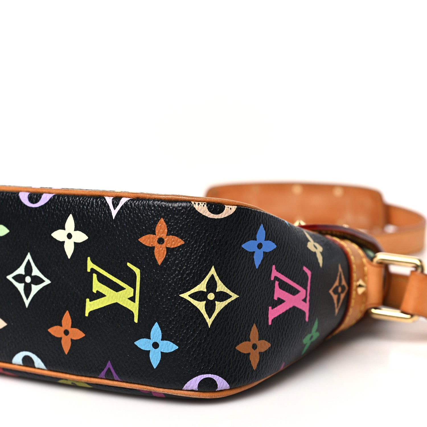 Louis Vuitton Monogram Multicolor Sologne Black 9 of 12