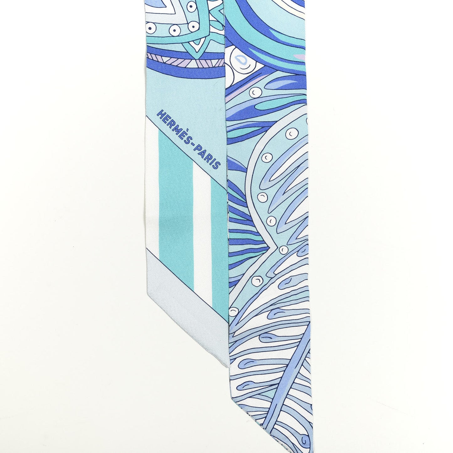 Silk Le Jardin de la Maharani Twilly Bleu Glacier Turquoise