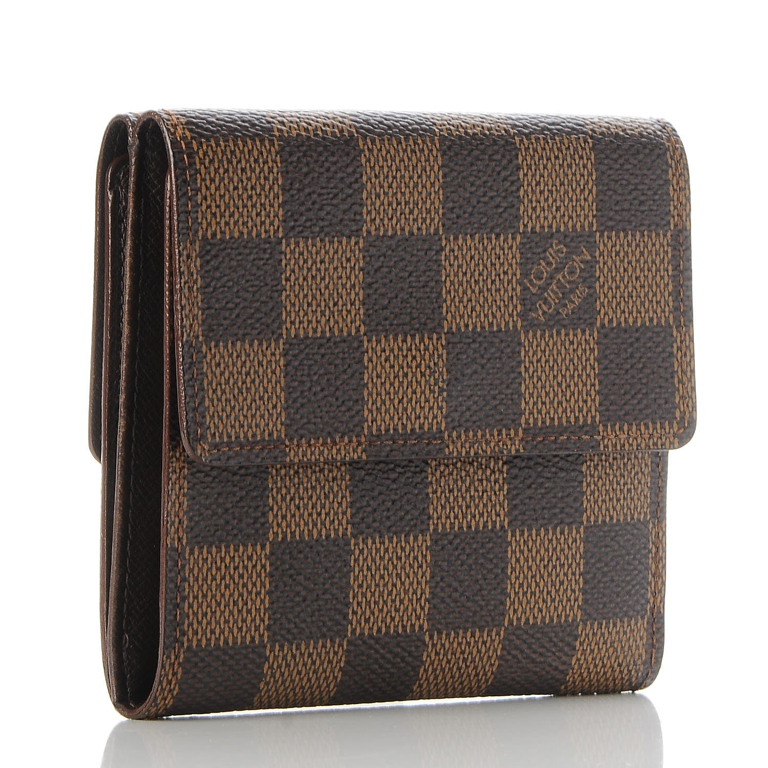 Louis Vuitton Damier Ebene Elise Wallet 3 of 8