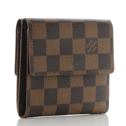 Louis Vuitton Damier Ebene Elise Wallet 3 of 8
