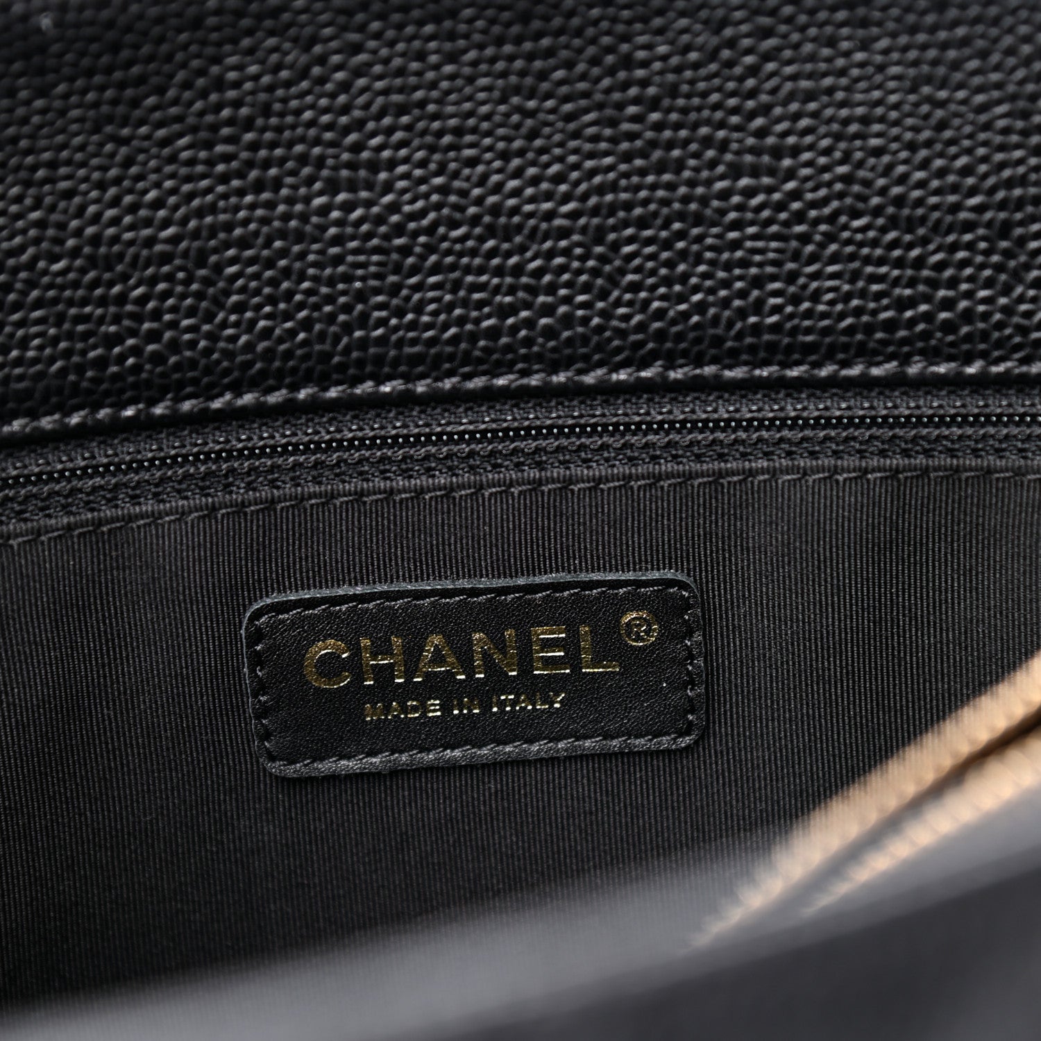 Chanel Caviar Quilted Grand Shopping Tote GST Black 6 of 10