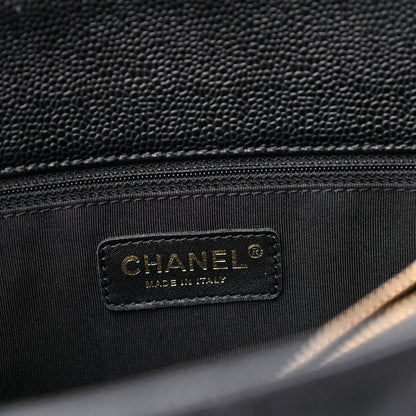 Chanel Caviar Quilted Grand Shopping Tote GST Black 6 of 10