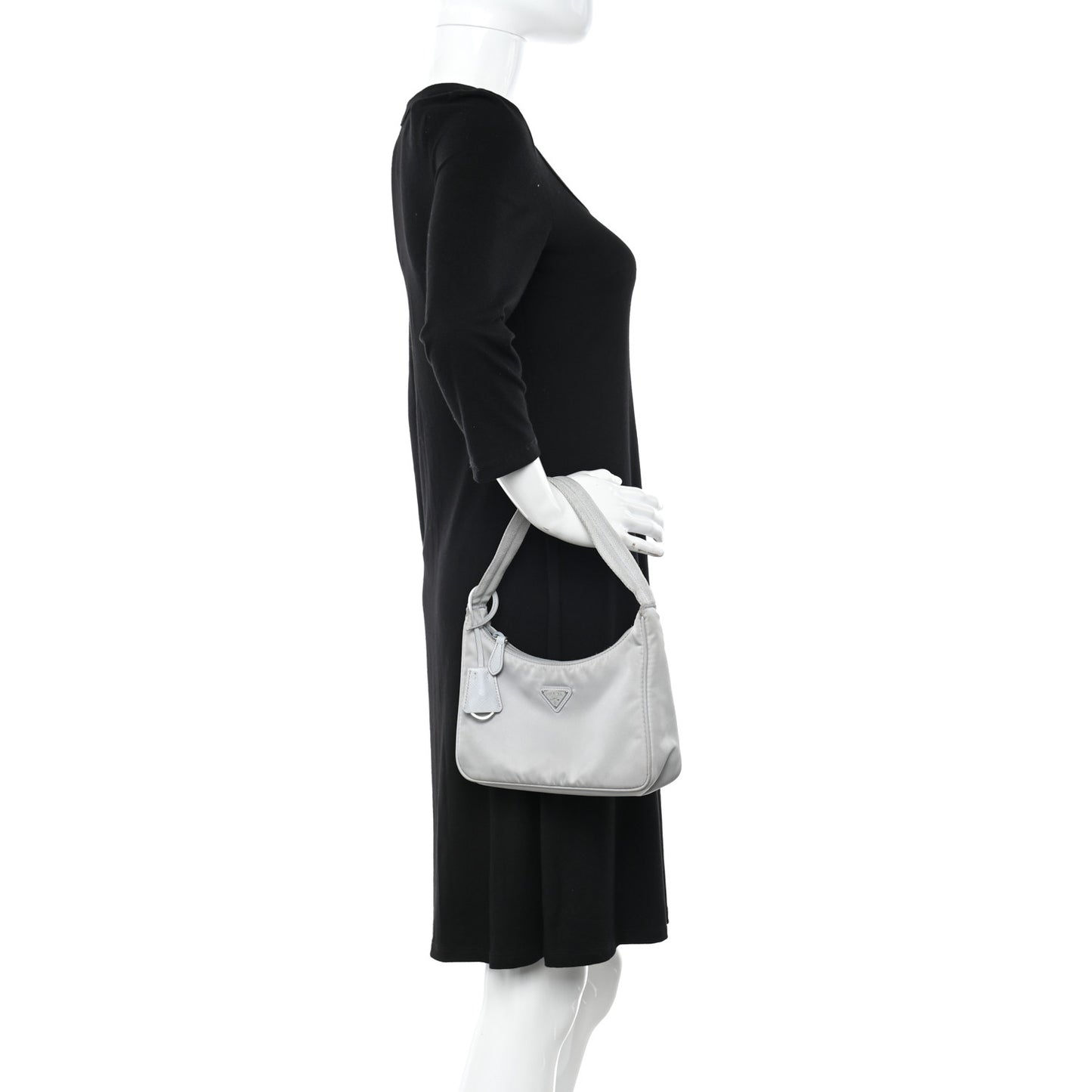 Tessuto Nylon Mini Re-Edition 2000 Bag Fiordaliso