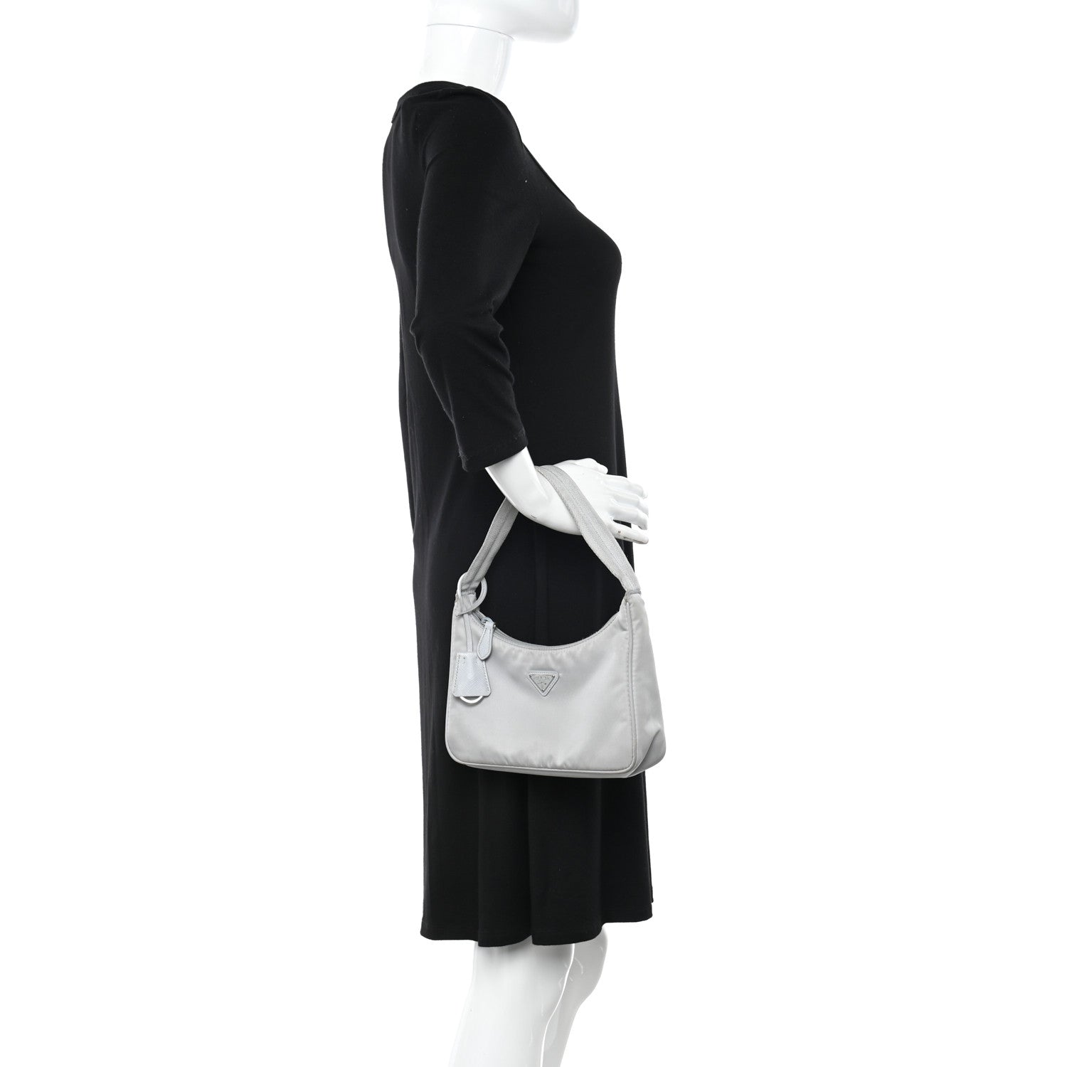 Prada Tessuto Nylon Mini Re-Edition 2000 Bag Fiordaliso 2 of 18