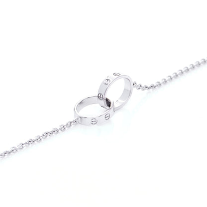Cartier 18K White Gold Interlocking LOVE Bracelet 6 of 12