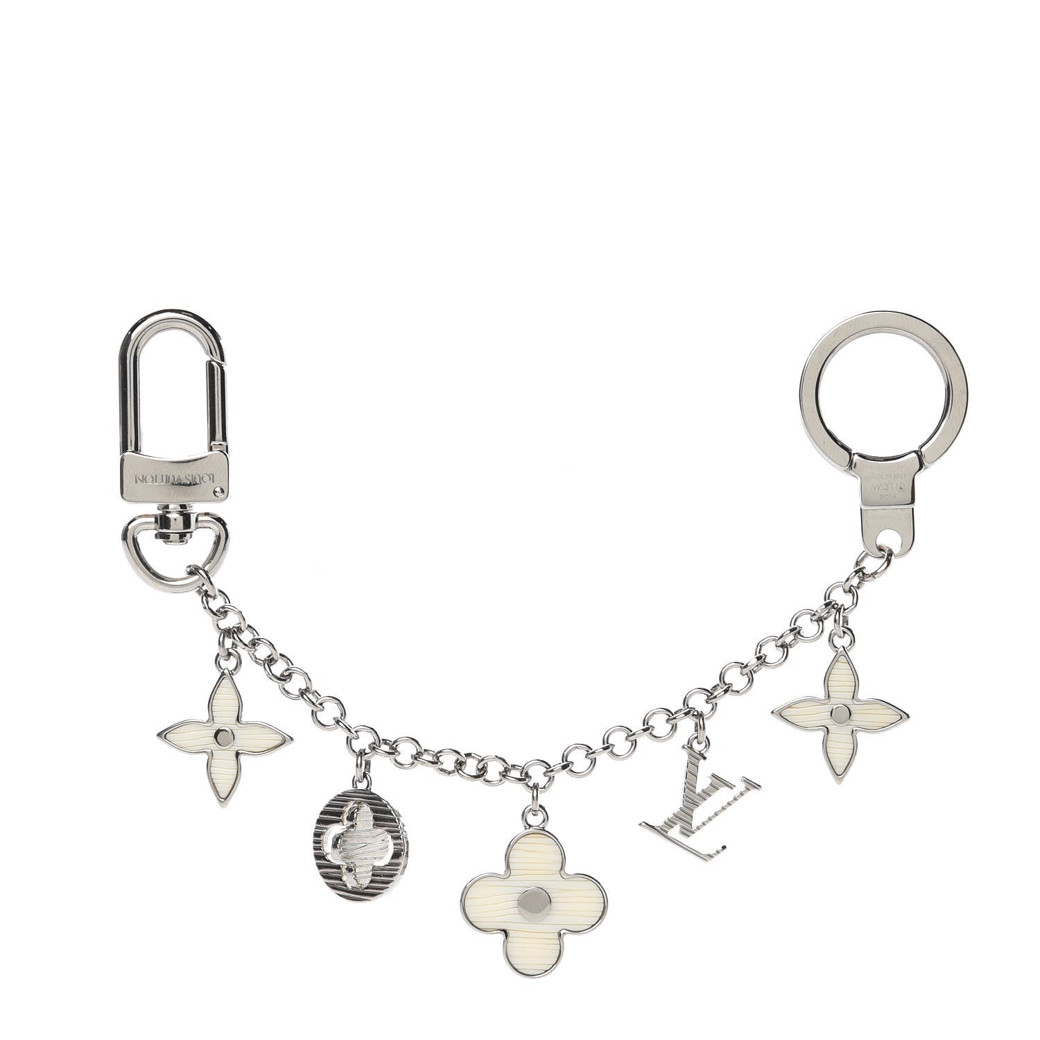 Louis Vuitton Fleur d'Epi Bag Charm Chain Ivory 1 of 5