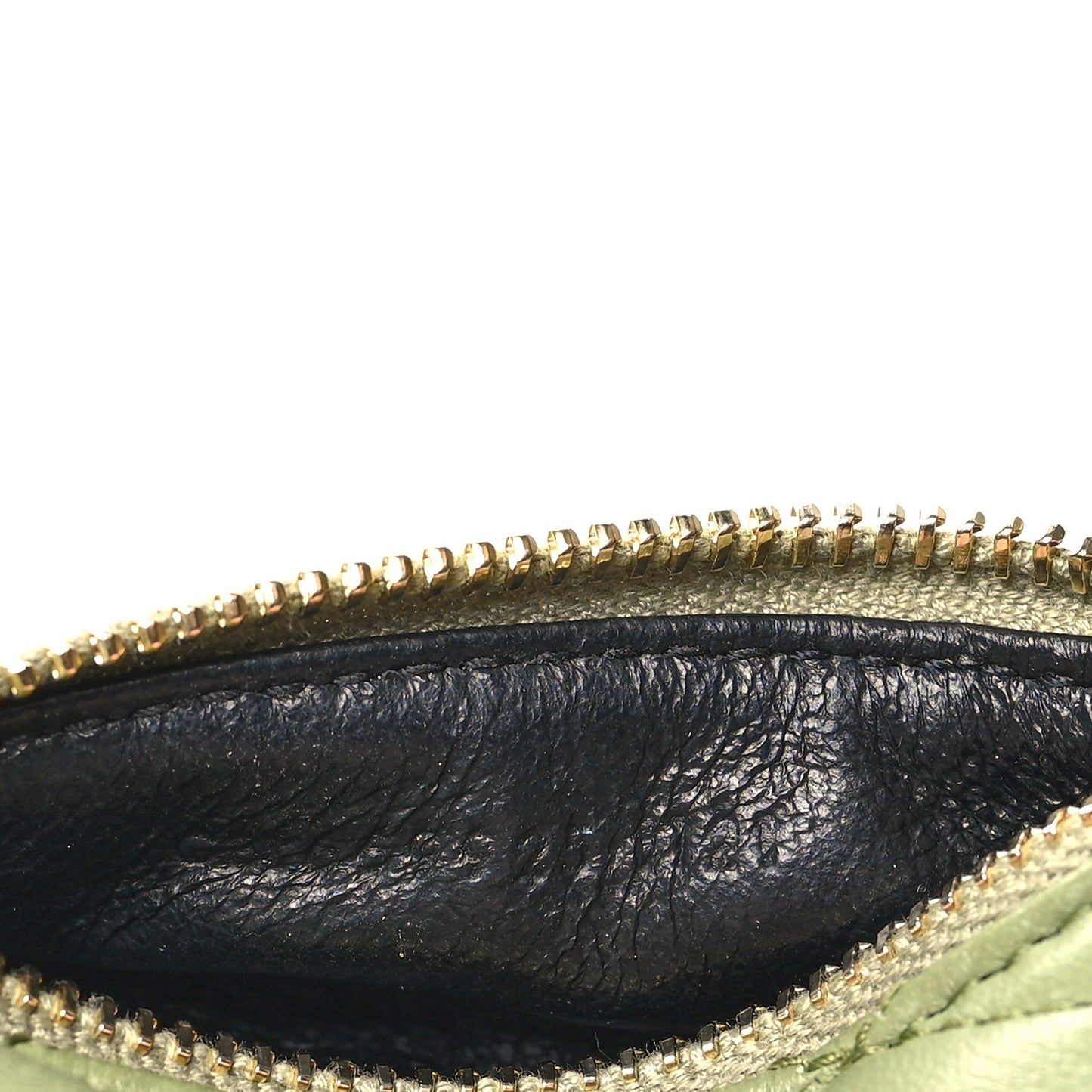 Quilted Lambskin Berlingo Bag Charm Green