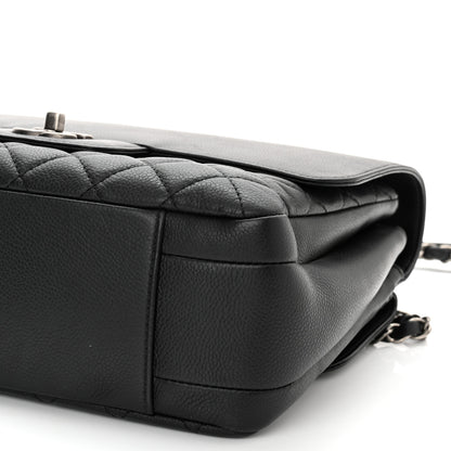 Chanel Caviar Quilted All About Flap Bag Black 10 of 12