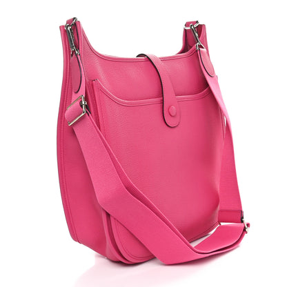 Hermes Taurillon Clemence Evelyne III GM Rose Extreme 2 of 10