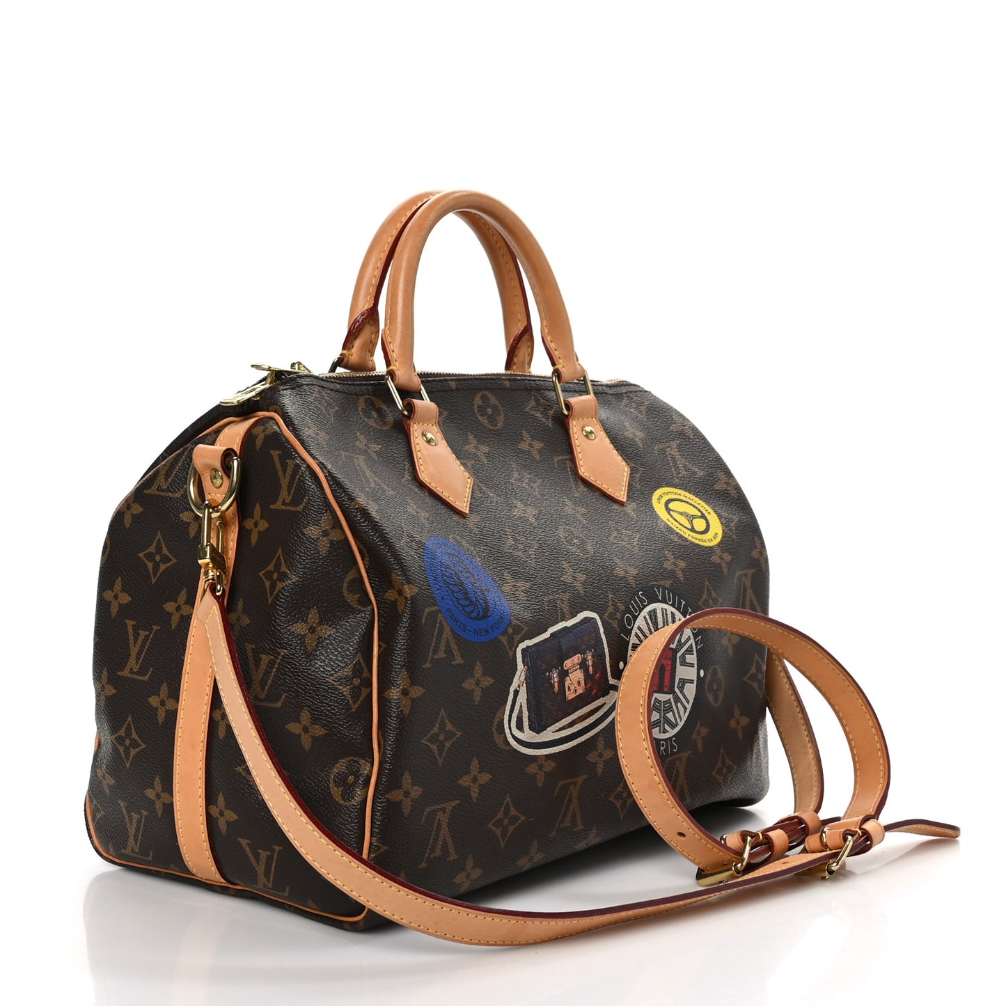 Monogram World Tour Speedy Bandouliere 30