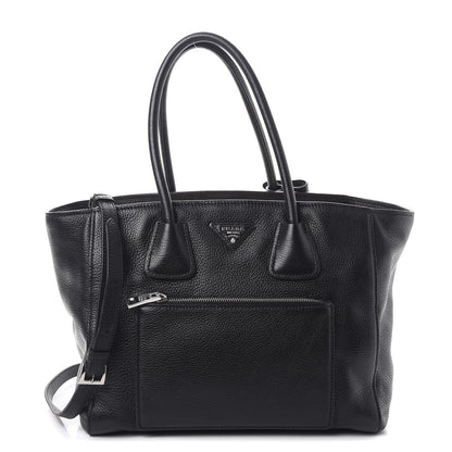Prada Vitello Phenix Shopping Tote Black 1 of 12